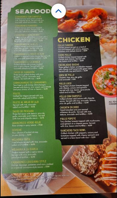 El Ranchero Mexican Restaurant Guacamole Ranchero