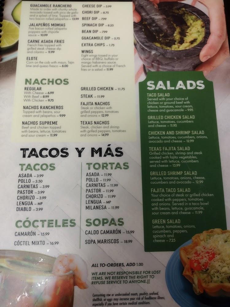 El Ranchero Mexican Restaurant Menu image 3