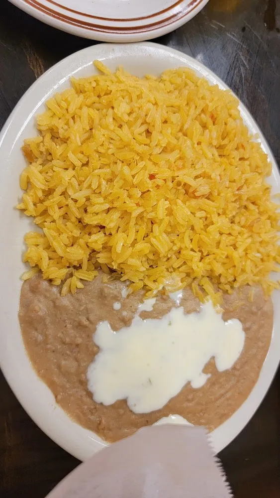 Rice and Refried Beans